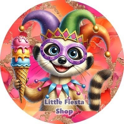 L1602 icing frosting stokstaartje 18cm eetbare taart print, Hobby en Vrije tijd, Taarten en Cupcakes maken, Nieuw, Versiering