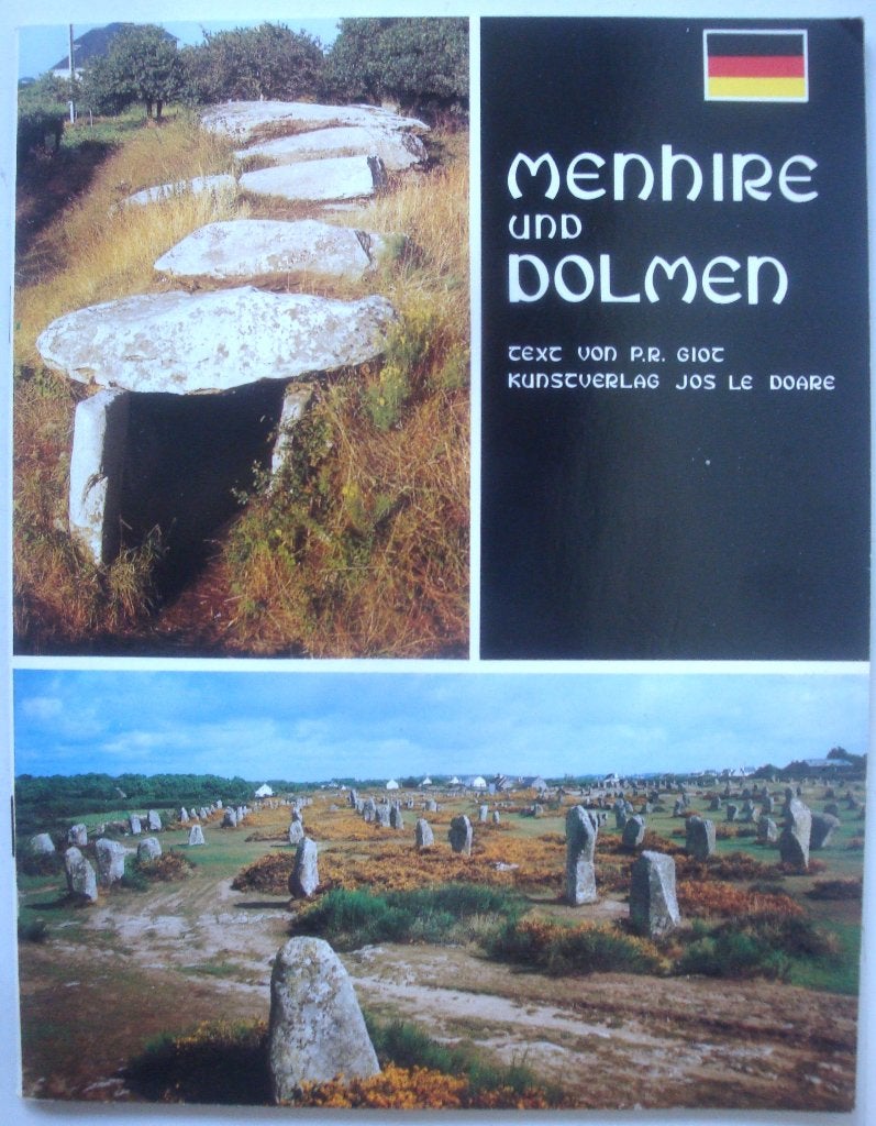 P.R. Giot Menhire und Dolmen Megalithdenkmähler in Bretagne, Overige merken, Ophalen of Verzenden, Zo goed als nieuw, Reisgids of -boek