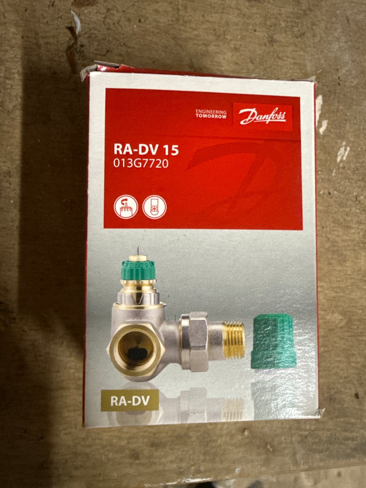 Danfoss RA-DV 15 Waterzijdig Inregelventiel Radiator, Ophalen of Verzenden, Nieuw, Radiator