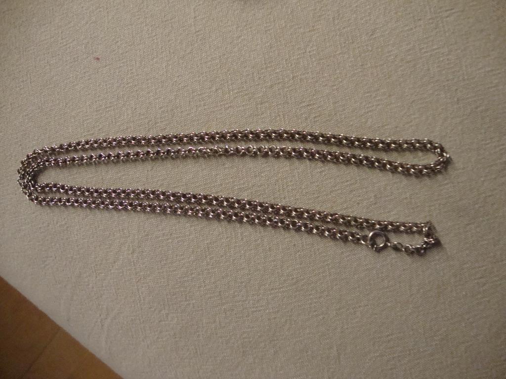 zilveren ketting jasseron ZII, Ophalen of Verzenden, Zo goed als nieuw, Zilver, Zilver