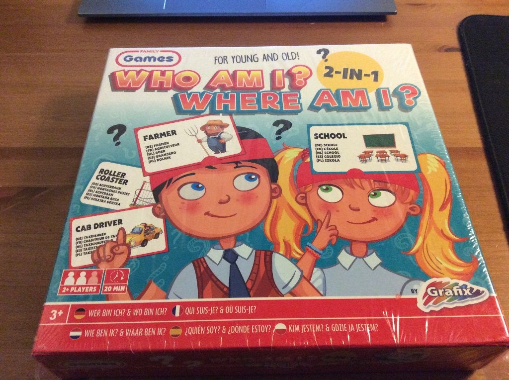 Wie ben ik? / Waar ben ik? 2 spellen in 1. Nieuw, Hobby en Vrije tijd, Gezelschapsspellen | Bordspellen, Vijf spelers of meer