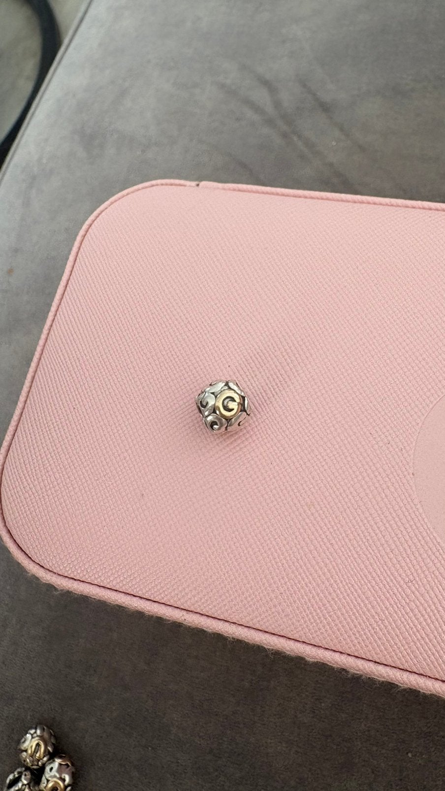 Pandora two tone bedels G, Ophalen of Verzenden, Zo goed als nieuw, Goud