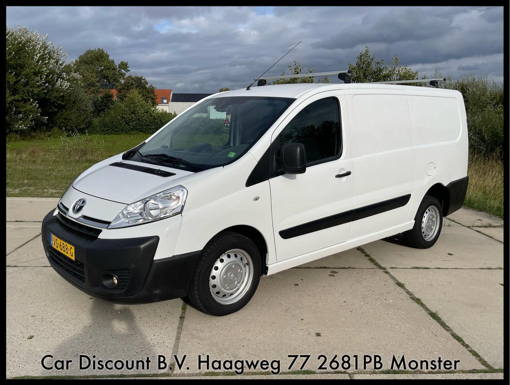 Toyota ProAce 2.0D 130pk L2 H1 110.301km NAP airco dakdrager, Auto's, Bestelauto's, Voorwielaandrijving, Euro 5, Stof, Gebruikt