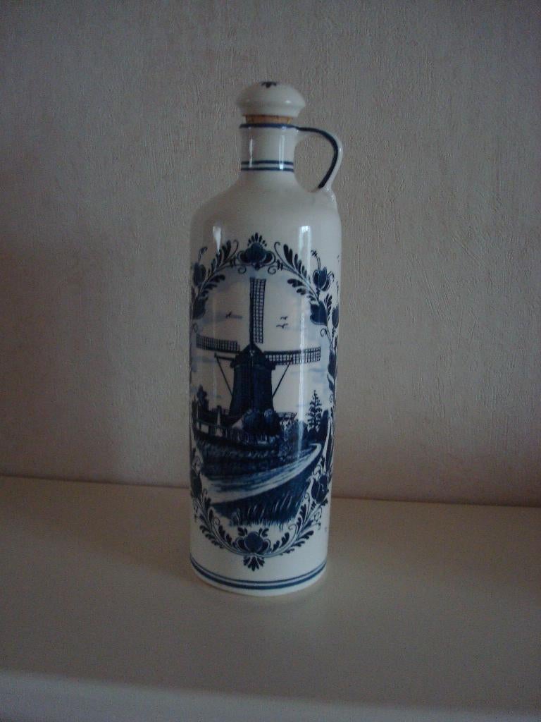 Kruik molen Delfts blauw, Antiek en Kunst, Ophalen of Verzenden