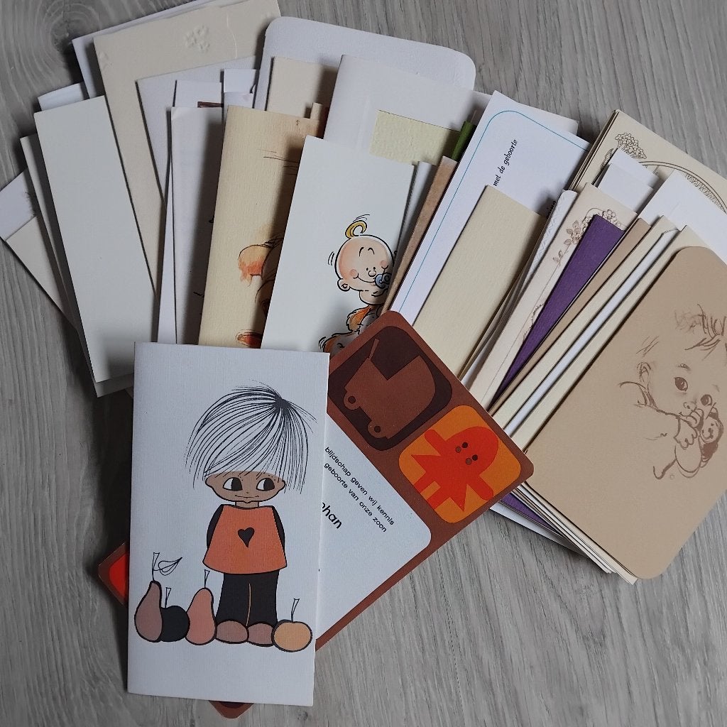 jaren '60 en later geboortekaartjes, Ophalen of Verzenden, Gebruikt
