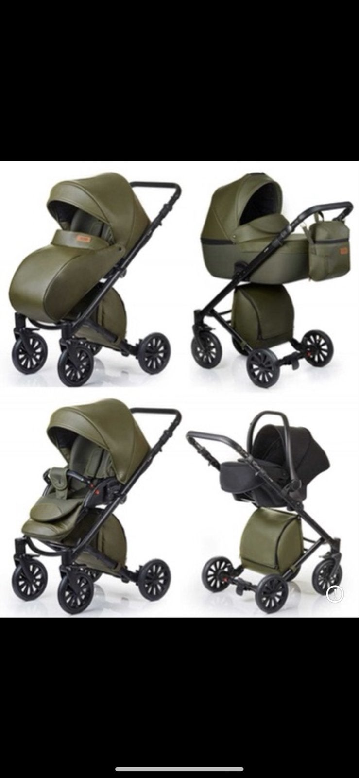 Anex 3-in-1 Kinderwagen Compleet - wel gebruikt, Zo goed als nieuw, Combiwagen, Met autostoeltje, Ophalen