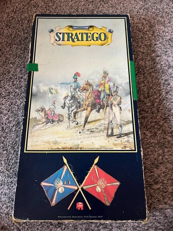 Vintage Stratego spel, Een of twee spelers, Ophalen of Verzenden, Zo goed als nieuw, Jumbo