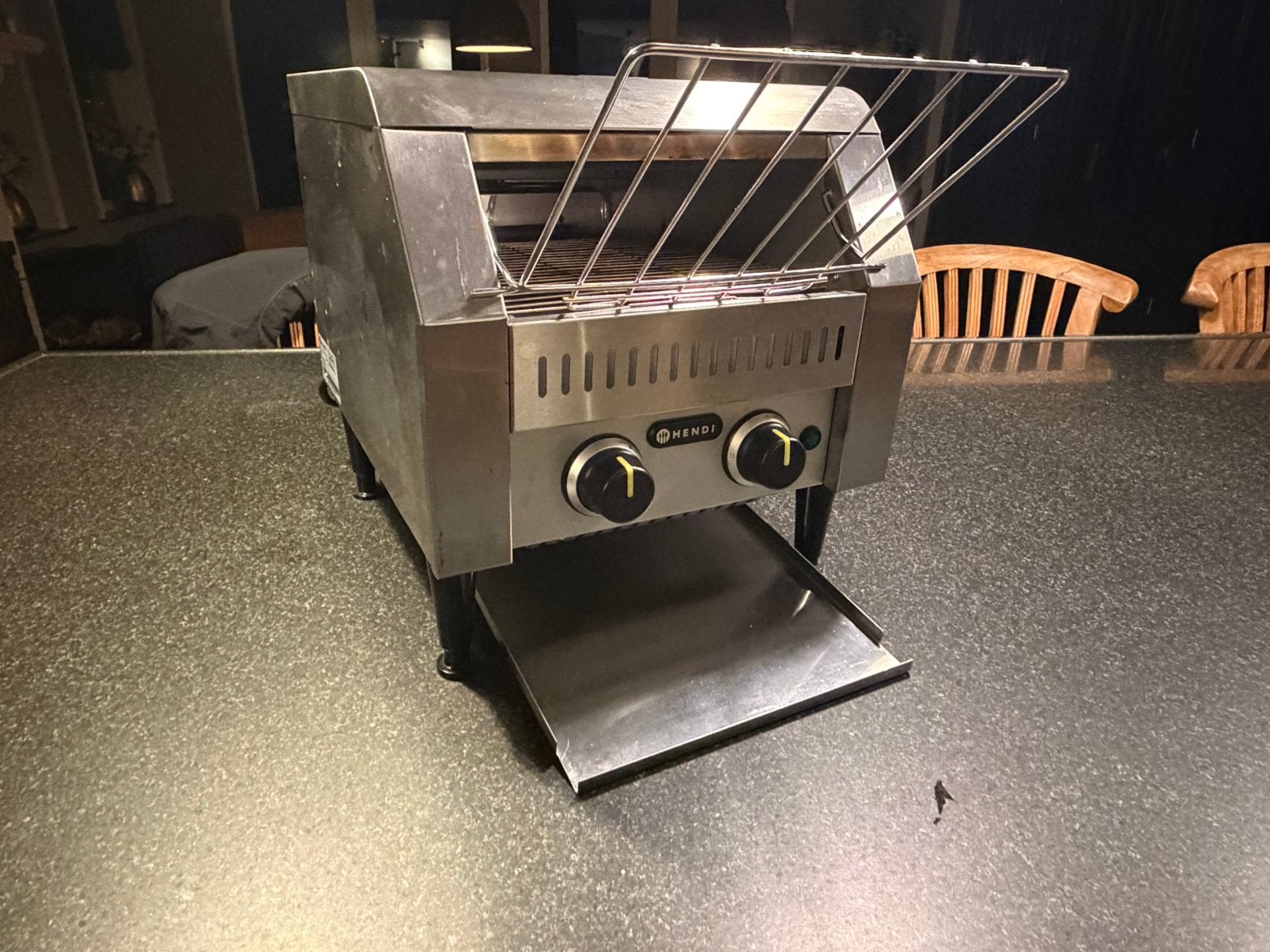 Hendi dubbele doorlooptoaster 2240W, zo goed als nieuw, Overige typen, Hendi, Nieuw, Ophalen of Verzenden
