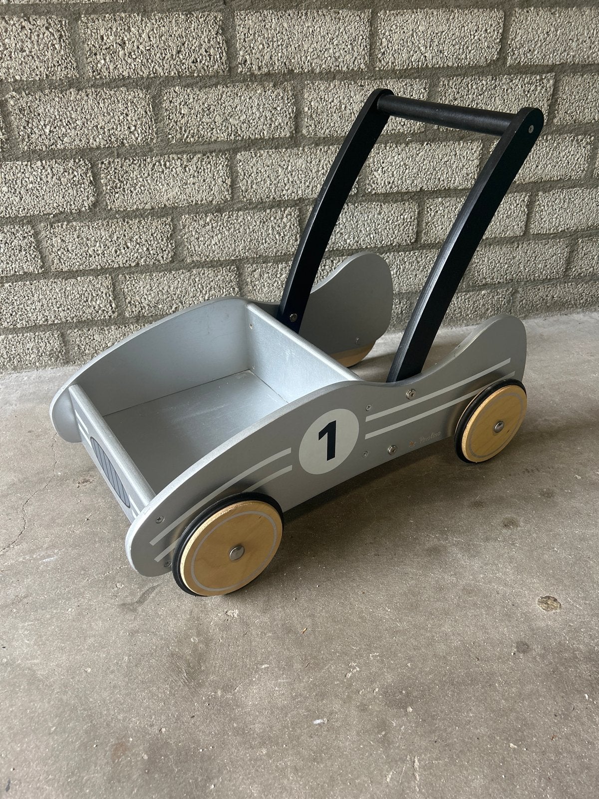 Houten loopwagen/duwwagen Pinolino, Ophalen, Gebruikt, Duw- of Trekspeelgoed