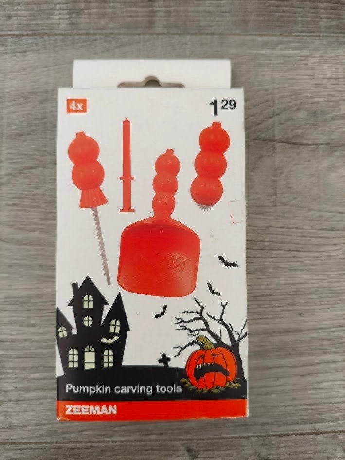 Nieuw in doos pompoen snij set, Ophalen of Verzenden, Nieuw, Overige typen, Halloween of Griezel