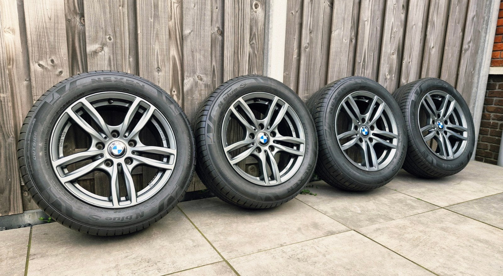 ❗️SUPERDIKKE BMW 5X120 16 inch velgen incl zomerbanden, Ophalen, 16 inch, Banden en Velgen, 205 mm