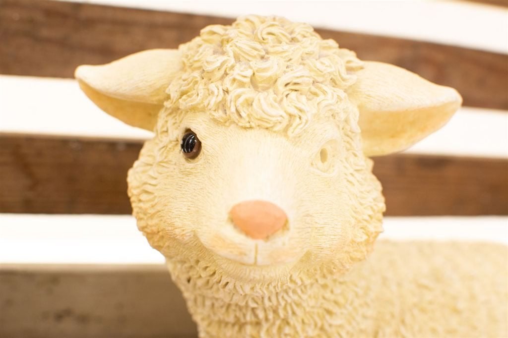 Liggende schapen/lammetje beeldje 38915, Ophalen of Verzenden, Gebruikt