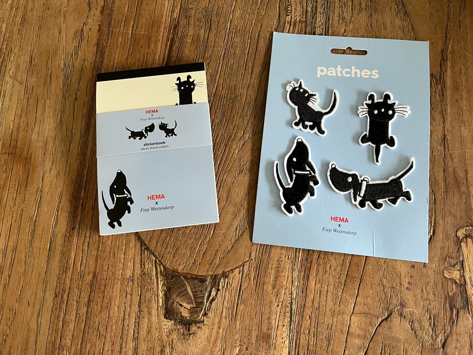 HEMA Siepie en Takkie stickers en patches set, Ophalen of Verzenden, Nieuw, Stickers en Plaatjes