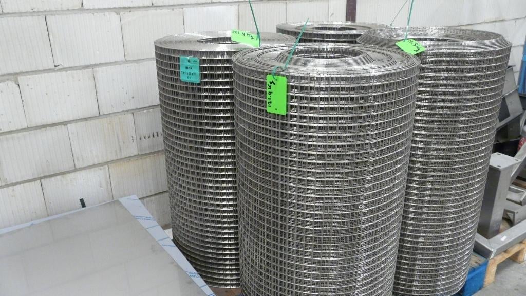 RVS gaas op rol  per KG, Ophalen, Nieuw, 20 meter of meer