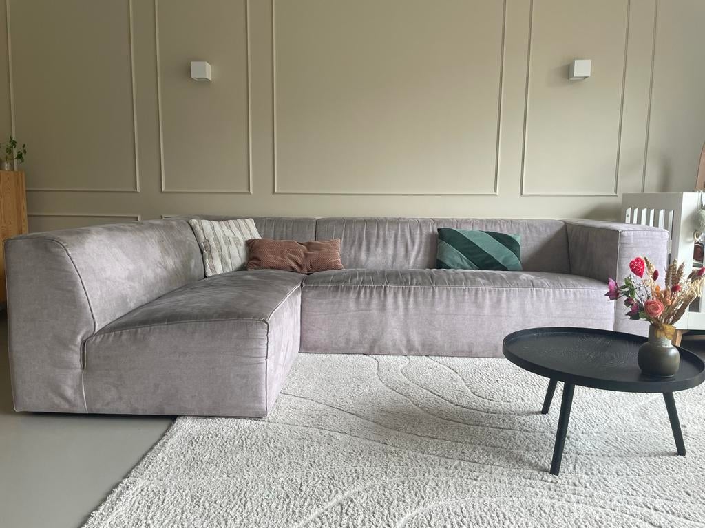 Vtwonen bank Lazy in kleur Canvas - Hoekbank, Ophalen, 250 tot 300 cm, Gebruikt, Minder dan 75 cm
