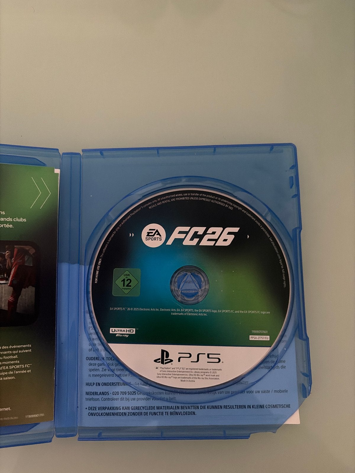 EA Sports FC 26 PS5 - Zo goed als nieuw, Eén computer, Ophalen of Verzenden, Zo goed als nieuw, Sport