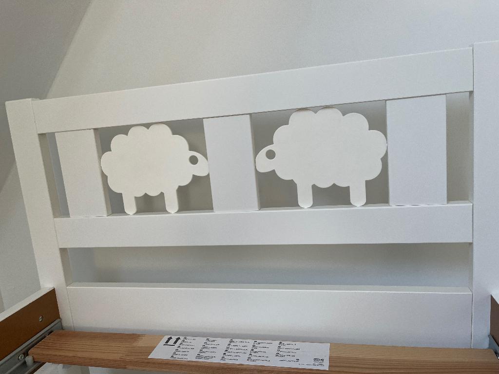 Kinderbedje junior z.g.a.n, 70 tot 85 cm, 140 tot 160 cm, Zo goed als nieuw, Ophalen