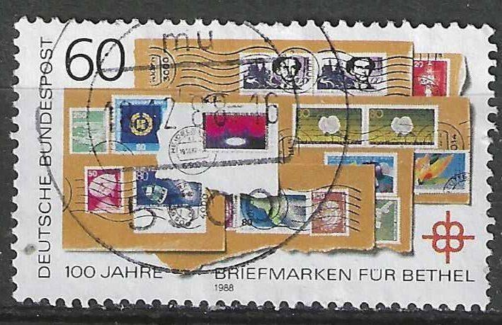 Duitsland Bundespost 1988 - Yvert 1227 - Bethel (ST), Verzenden, BRD, Gestempeld
