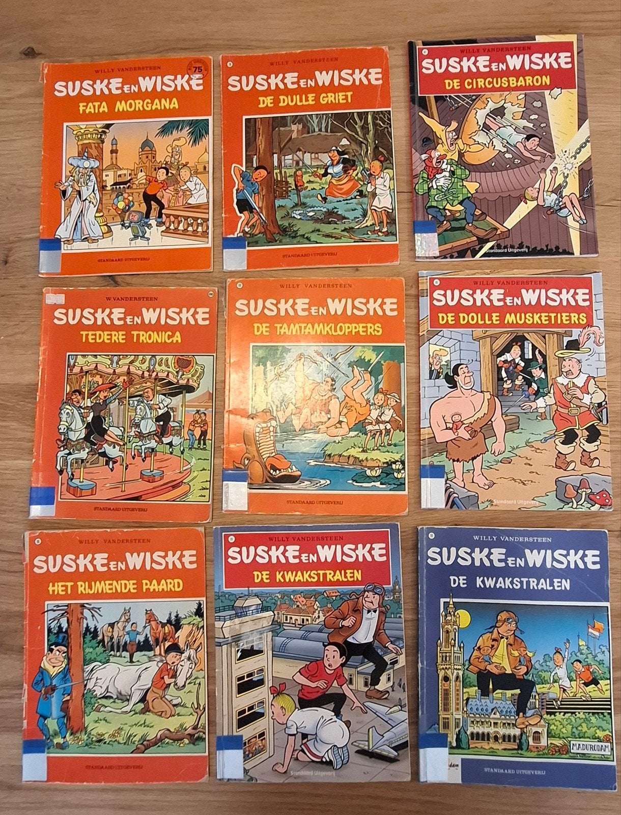 Suske&Wiske stripboeken, Boeken, Meerdere stripboeken, Ophalen, Gelezen, Willie Vandersteen