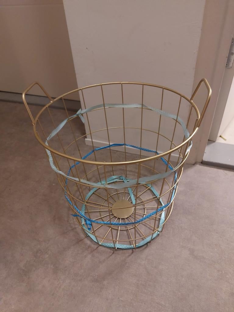 Mand, Huis en Inrichting, Woonaccessoires | Schalen en Manden, Ophalen, Rond, Riet