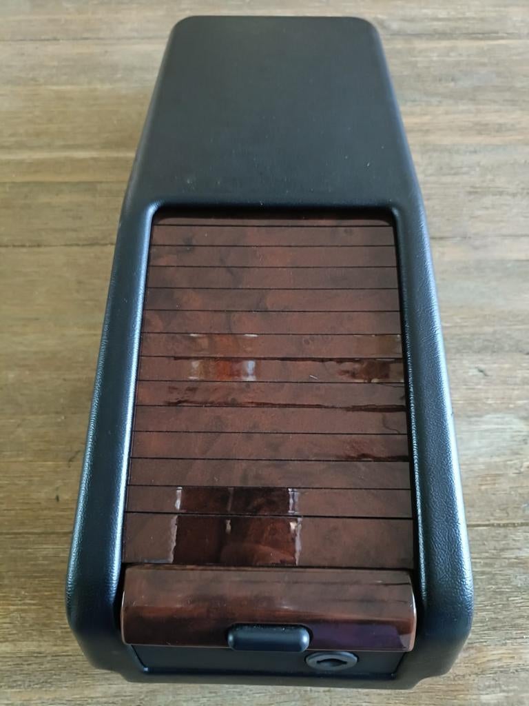 Mercedes W124 Rollobox Wortelnoten hout Middenconsole, Auto-onderdelen, Ophalen of Verzenden, Gebruikt, Mercedes-Benz