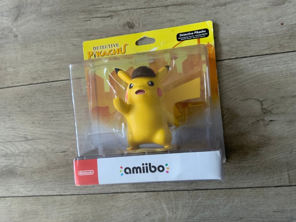 Grote Nintendo Amiibo Detective Pikachu, Avontuur en Actie, 1 speler, Ophalen of Verzenden, Zo goed als nieuw