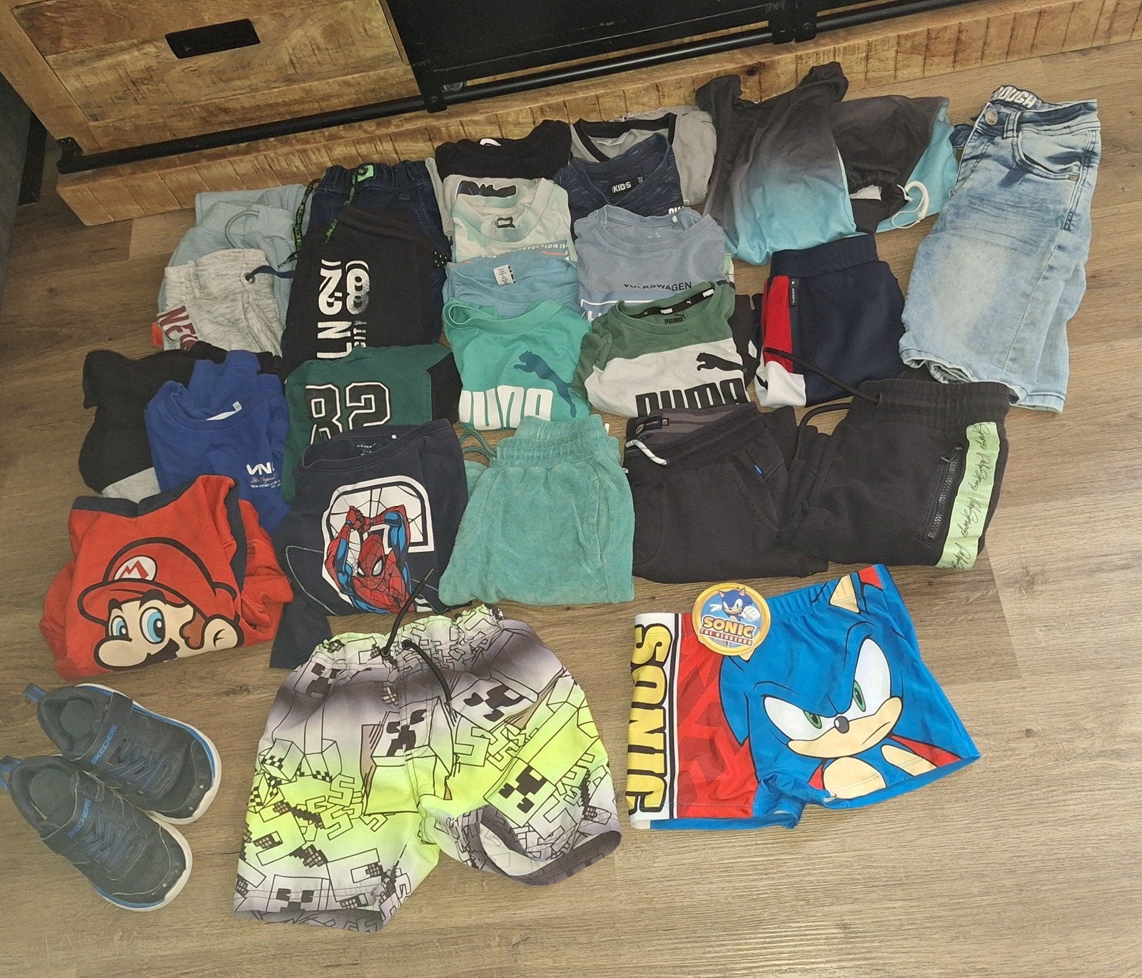 Pakket jongens kleding 122-228, Ophalen of Verzenden, Zo goed als nieuw, Maat 128