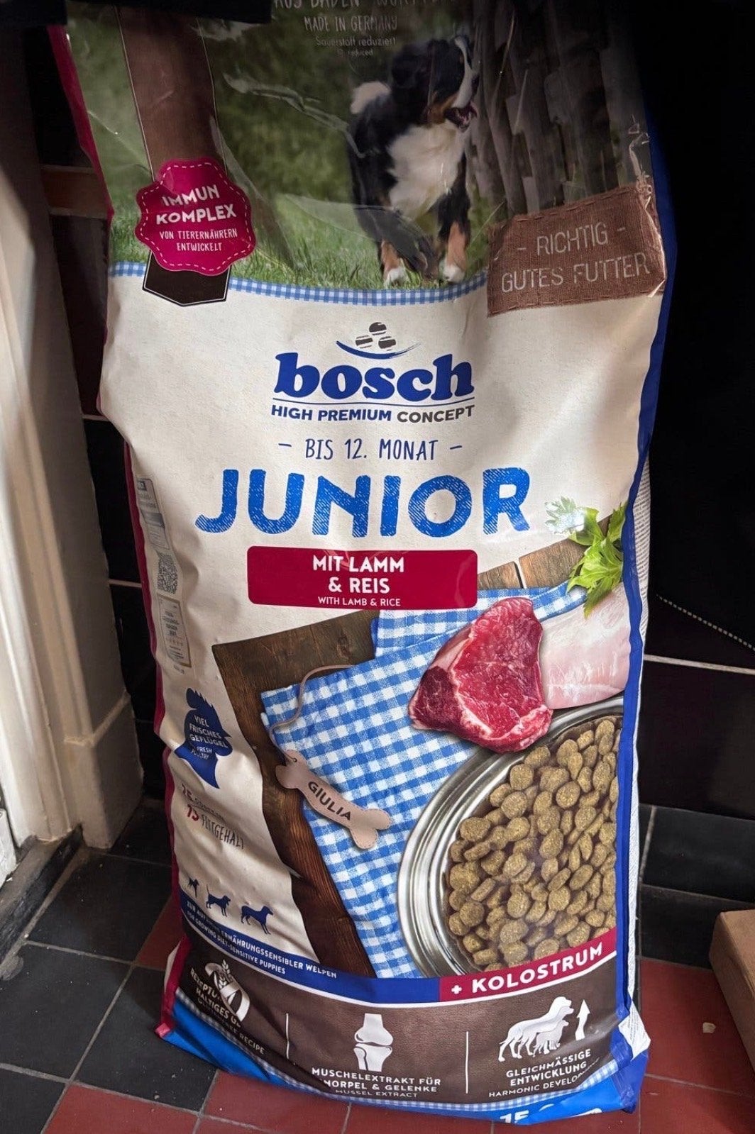 Bosch Junior hondenvoer lam & rijst 15 kg en 11 kilo, Ophalen, Hond