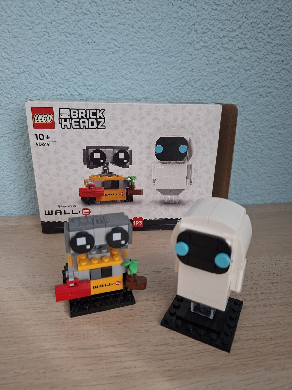 LEGO BrickHeadz Disney Pixar WALL-E & EVE (40619), BrickHeadz, Lego, Ophalen of Verzenden, Zo goed als nieuw