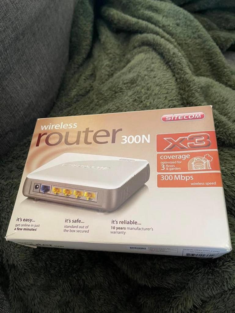 Sitecom 300N X3. wireless router, Ophalen of Verzenden