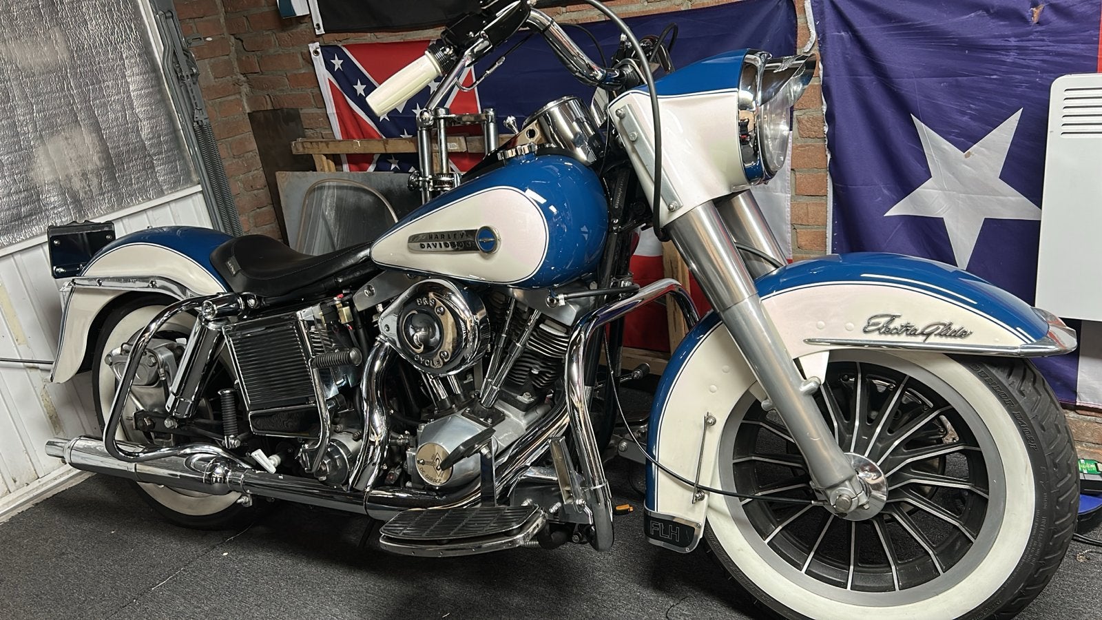 Harley-Davidson shovelhead Electra Glide FLH - 1340 1982, Chopper, Gebruikt, Particulier, Handgeschakeld