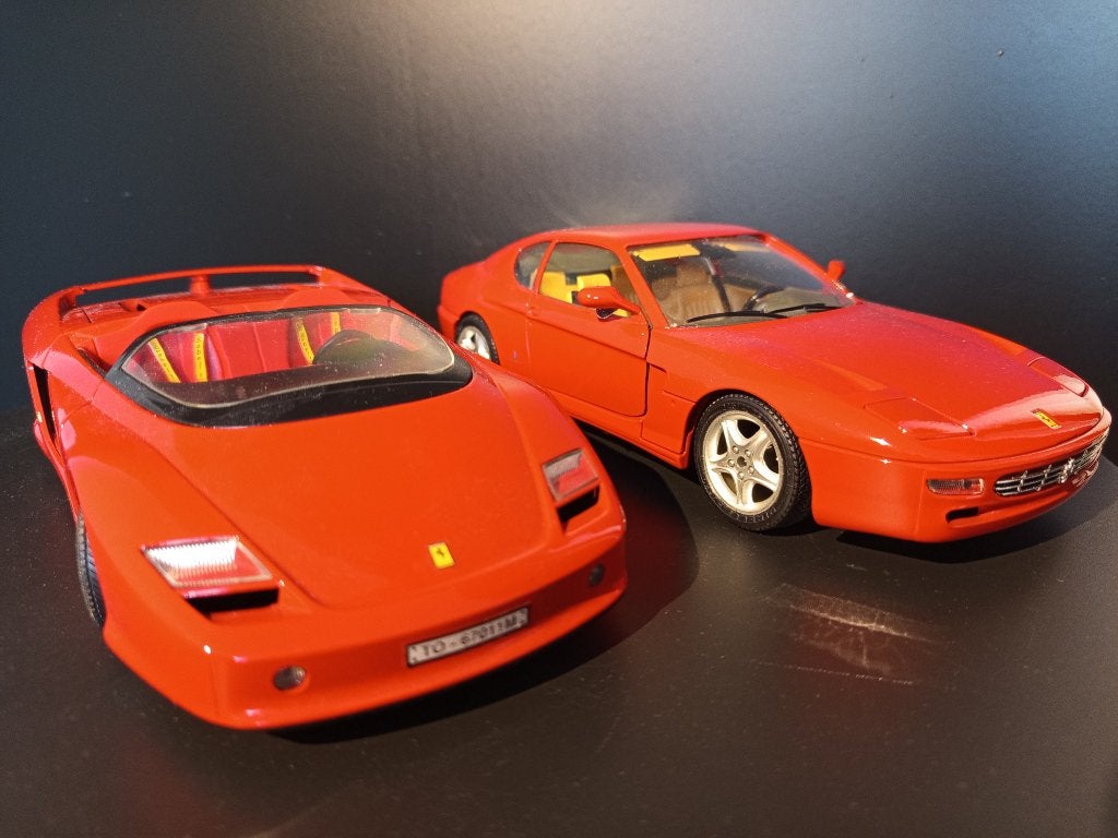 Set van 5 Ferrari modelauto's, Ophalen of Verzenden, Zo goed als nieuw, Auto, Bburago