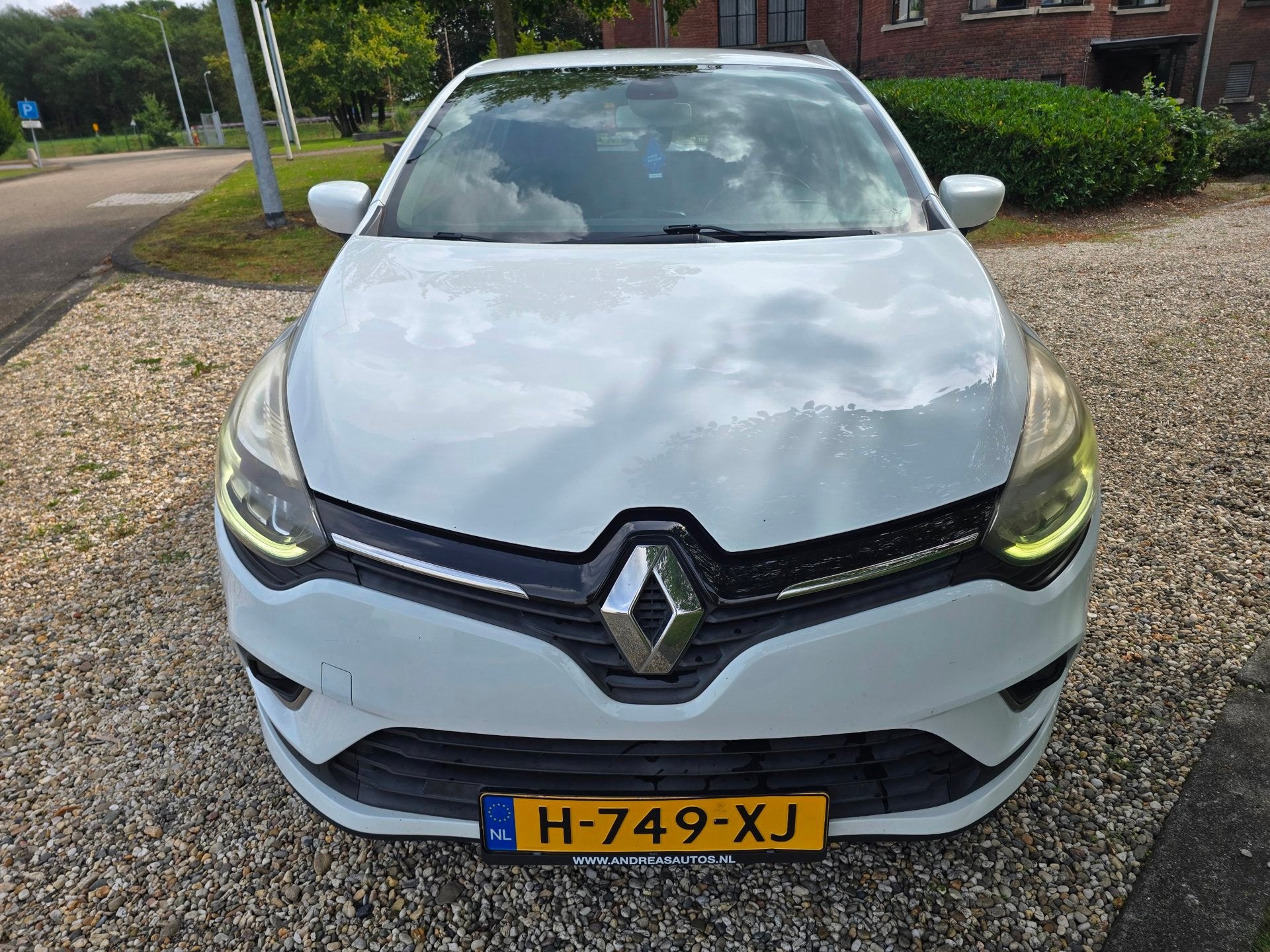 Renault Clio 1.2 TCe Intens airco 5-deurs, Voorwielaandrijving, Gebruikt, Automatische klimaatregeling, Wit