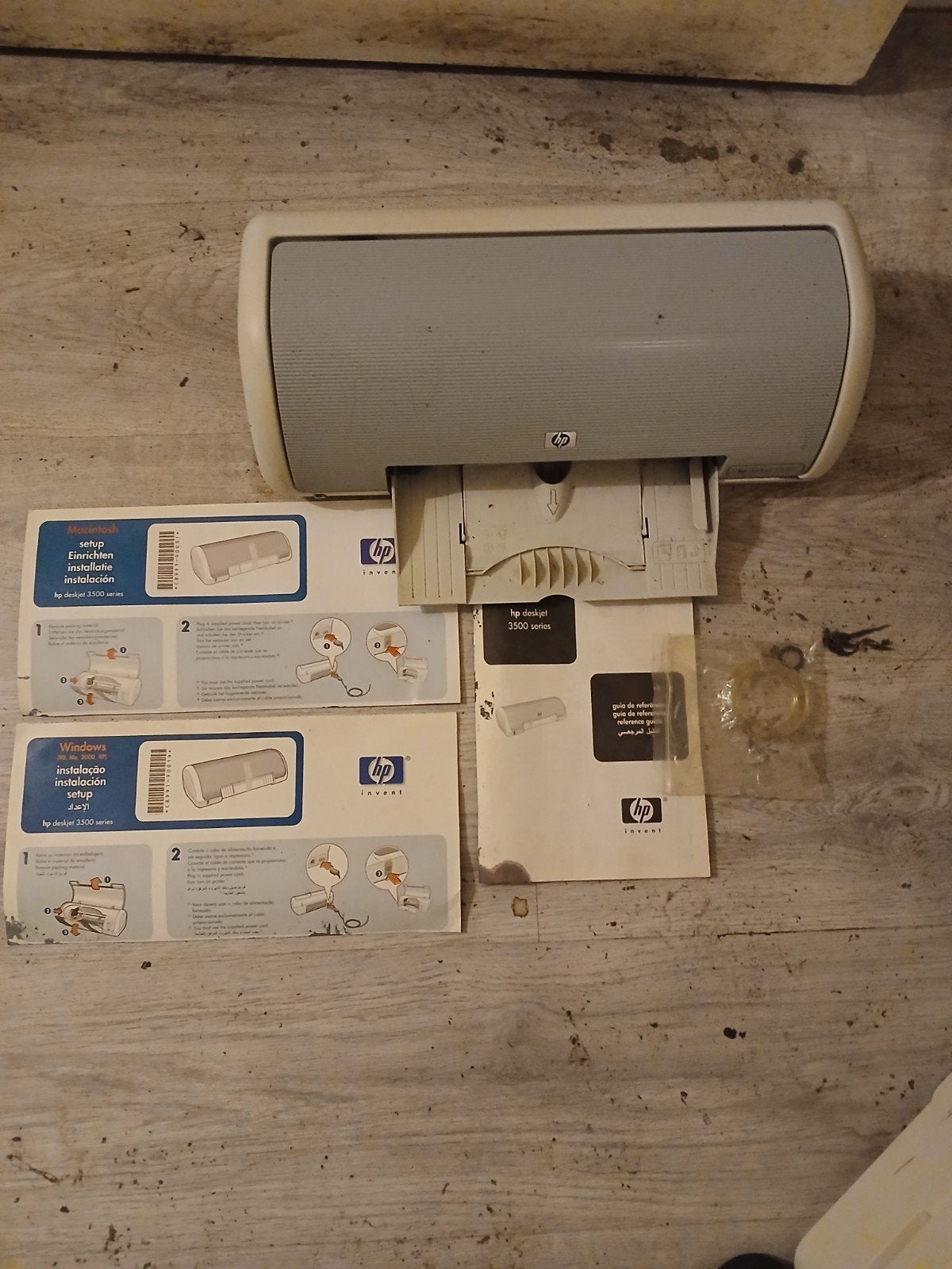 HP Deskjet 3500 Series Printer - Inclusief Handleidingen, Gebruikt, Kleur printen, Printer, Inkjetprinter
