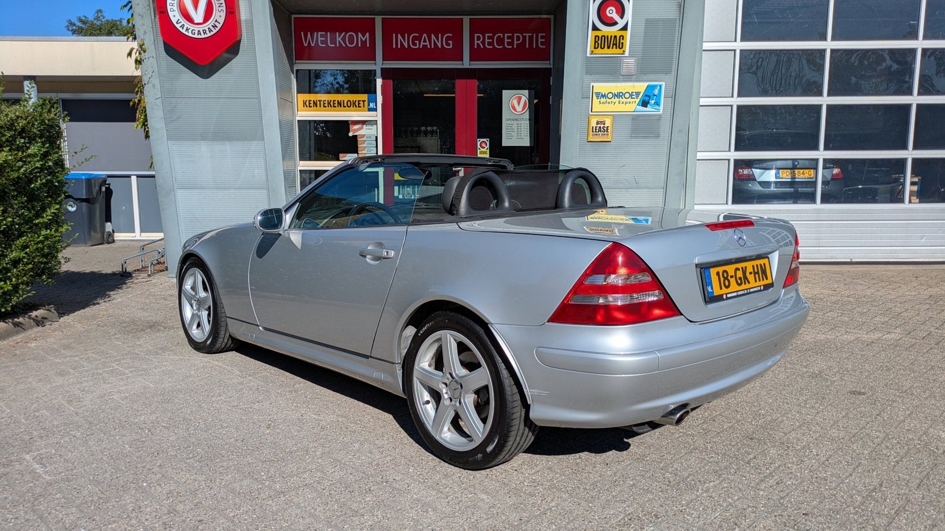 Mercedes-Benz SLK-klasse 320 | V6 | Automaat | Leder | Stoel, Automaat, Gebruikt, Zwart, Cabriolet
