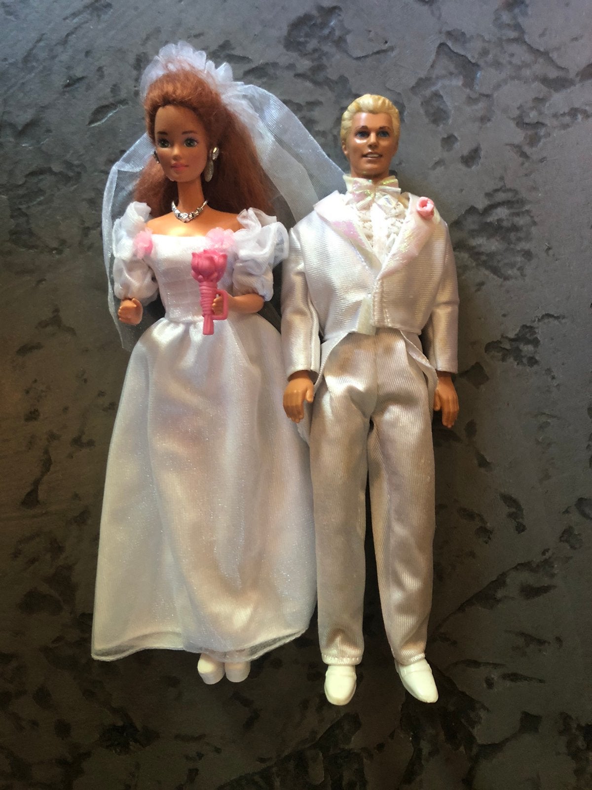 Barbie midge& magic ken weddings bells  mattel.