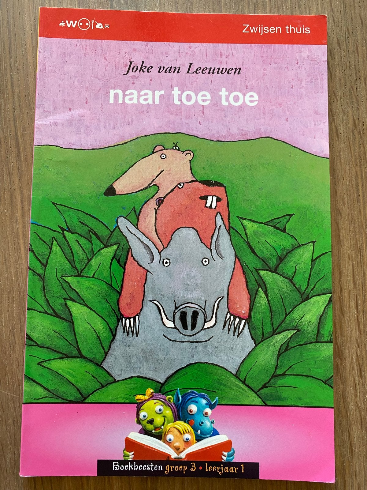 Naar toe toe - Joke van Leeuwen (Boekbeesten groep 3), Ophalen of Verzenden, Zo goed als nieuw, Fictie algemeen