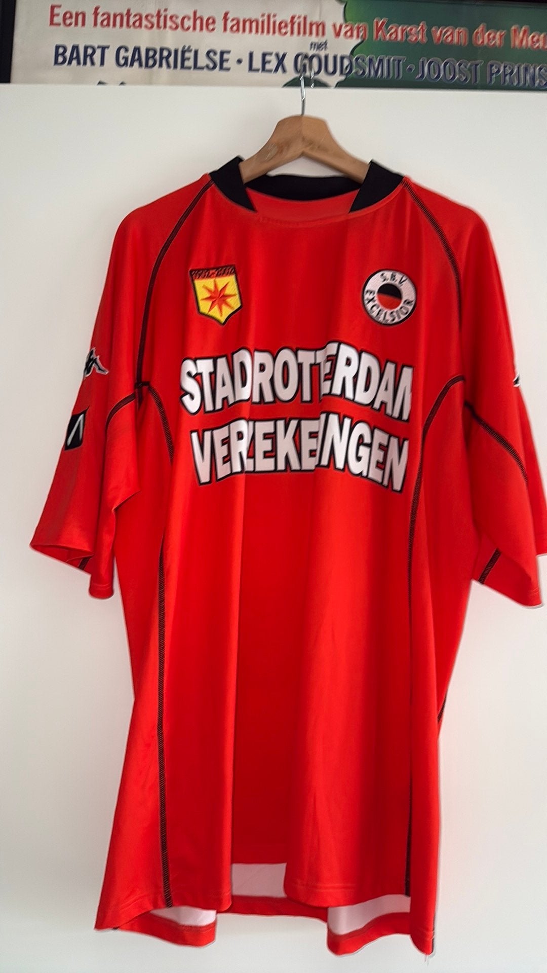 Excelsior Rotterdam matchworn 2002-2003 de Haan, Maat XL, Ophalen of Verzenden, Zo goed als nieuw, Shirt