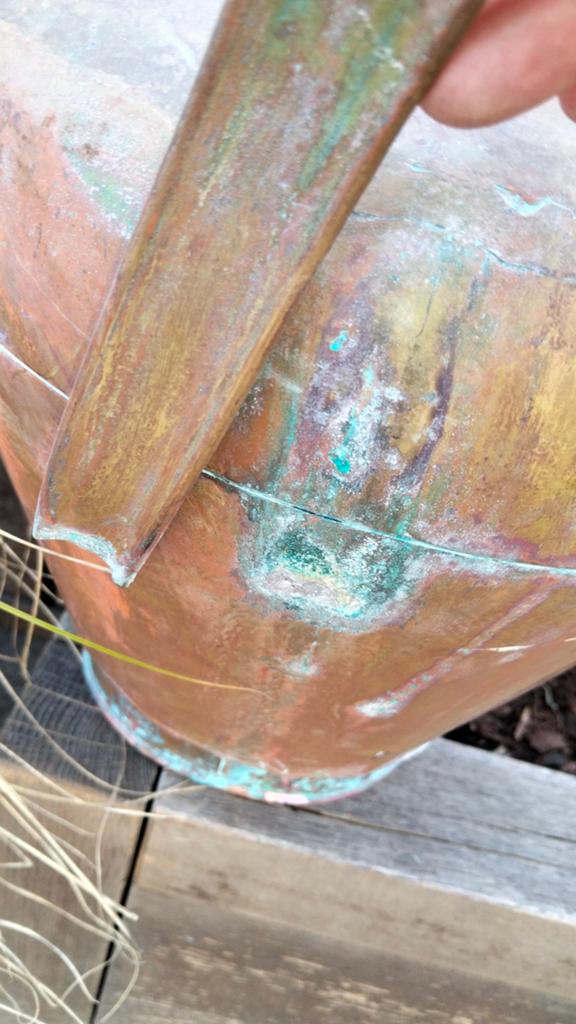 Brocante grote koperen melkbus kan, oud, Antiek en Kunst, Ophalen of Verzenden