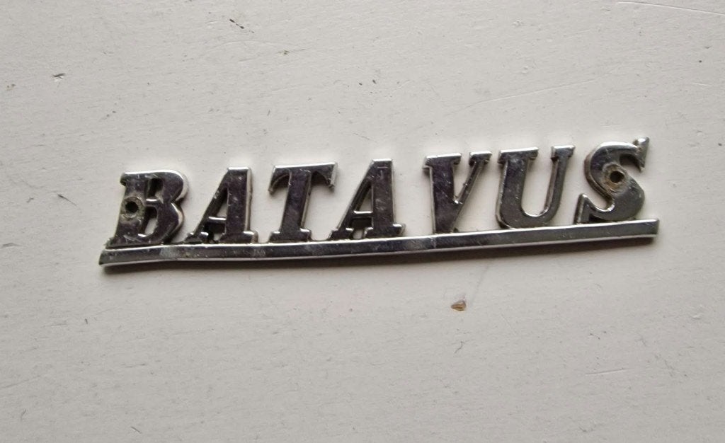 Batavus embleem, Fietsen en Brommers, Ophalen of Verzenden, Gebruikt, Overige typen, Batavus