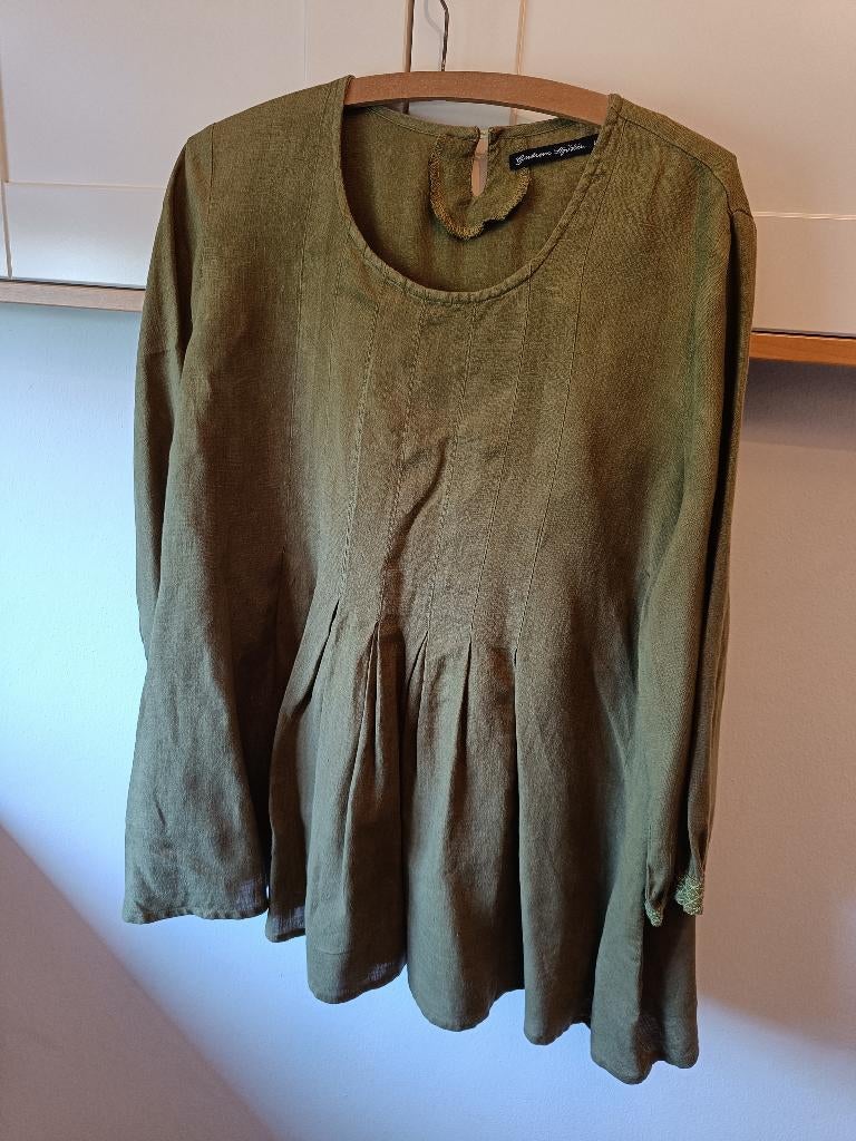 Blouse GUDRUN SJODEN maat L, Maat 46/48 (XL) of groter, Ophalen of Verzenden, Zo goed als nieuw, Gudrun Sjoden