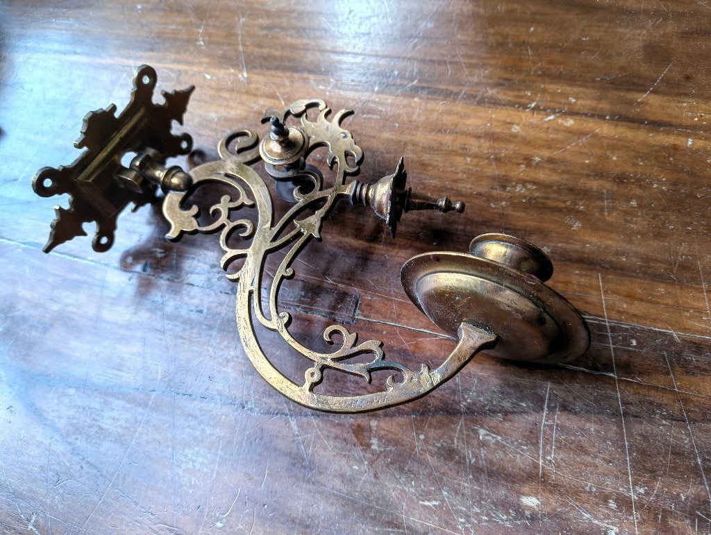 Vintage bras piano kaarshouder, Ophalen of Verzenden, Overige materialen