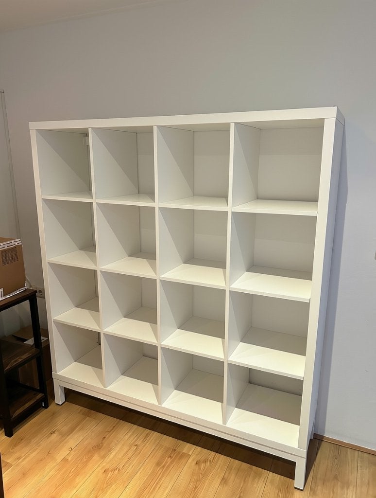 Ikea Kallax kast wit (16 vakjes), Ophalen, Zo goed als nieuw