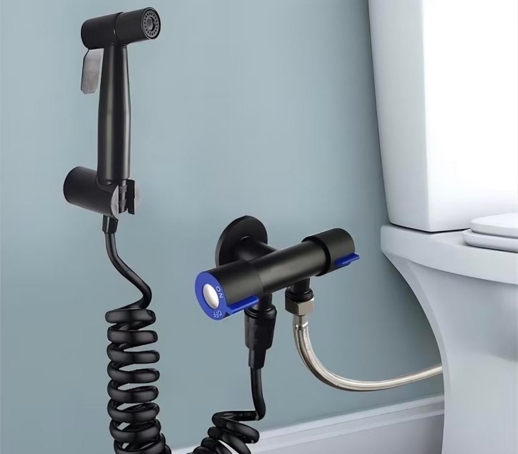 Nieuwe zwarte toiletdouche / bidet, Ophalen of Verzenden, Nieuw, Toilet