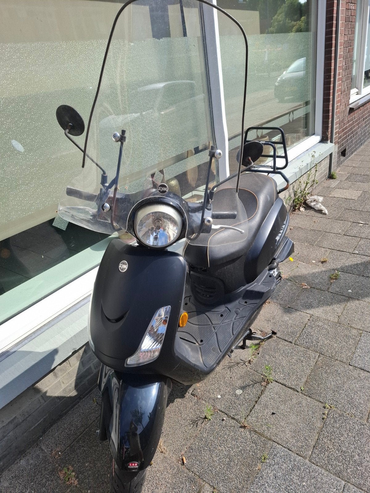 Te koop sym fiddle 2, Ophalen, Gebruikt, Benzine, Fiddle