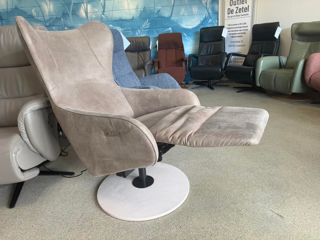 XL sta op stoel relax fauteuil Prominent A101 gratis bezorgd, Minder dan 75 cm, Ophalen of Verzenden, Zo goed als nieuw, Stof