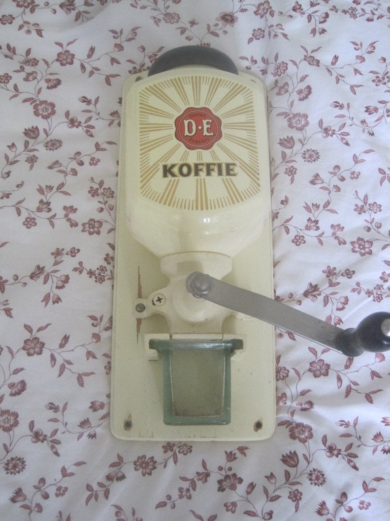 vintage wand koffiemolen D.E., Ophalen of Verzenden, Gebruikt