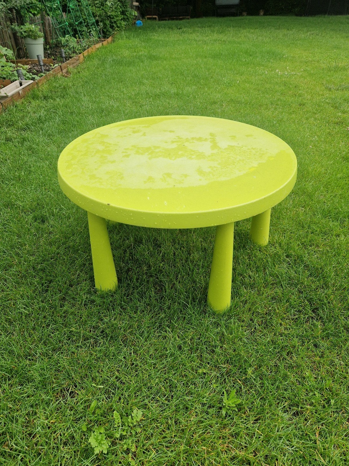 Ikea Mammut kindertafel, Ophalen, Rond, Hout