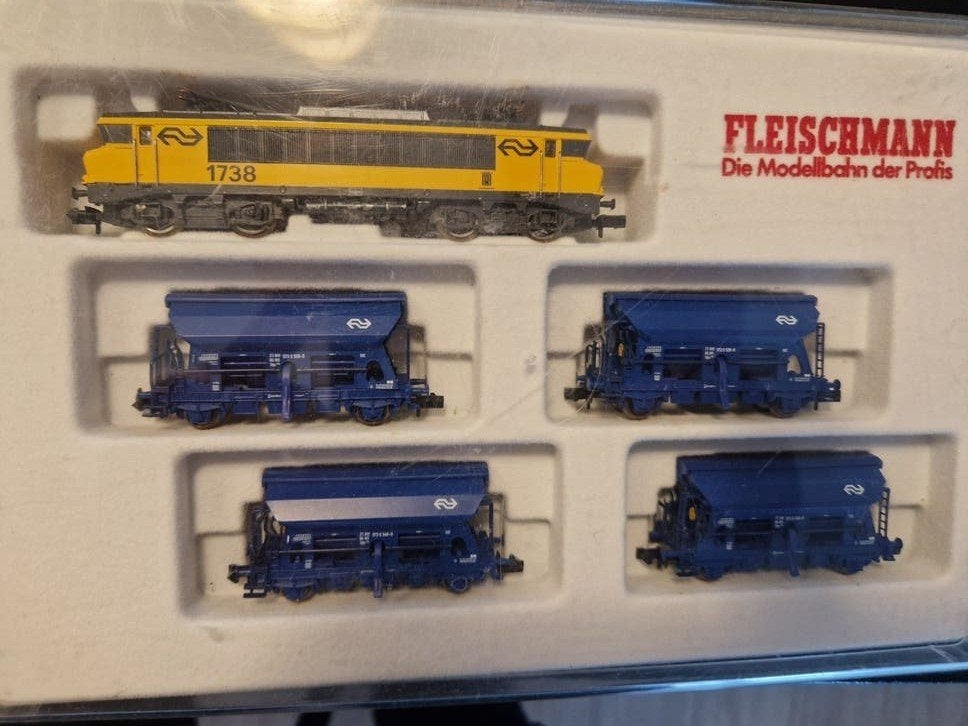 NS set Fleischmann piccolo ovp 9387, Treinset, Gelijkstroom, Fleischmann, Analoog