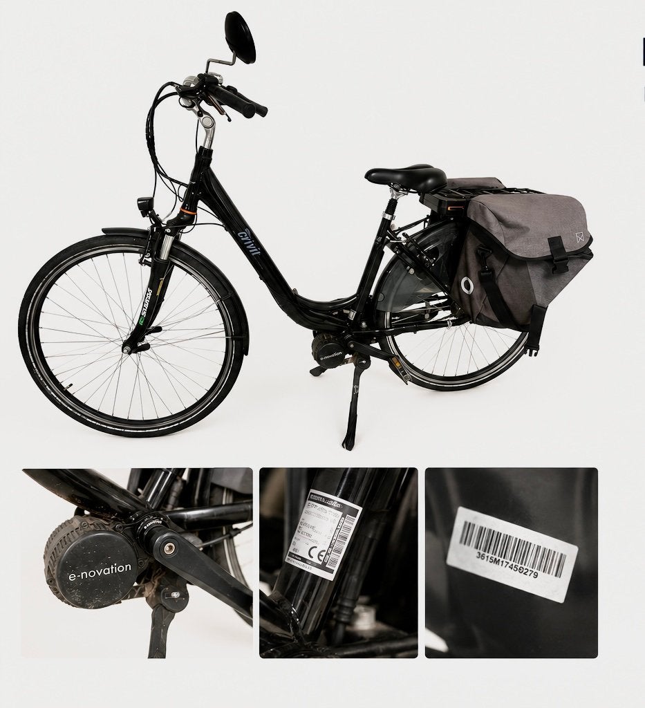 2 x Crivit Prophete e-bike met middenmotor, Fietsen en Brommers, Gebruikt, 51 tot 55 cm, 30 tot 50 km per accu, Ophalen